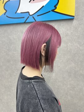 サロウィン 水戸(SALOWIN) ピンク×ブラック◎ハイトーンカラー