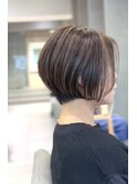 大人のショートボブ