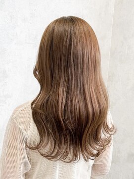 デミヘアー(Demi hair) ブラウンベージュ×波巻きウェーブ