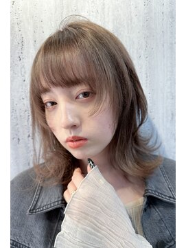 ファイン 三笠店(Fine) 20代30代40代大人美人ナチュラルミディアムウルフ