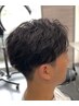 【カールパーマでイメチェン】メンズCut×ナチュラルカールパーマ×TR