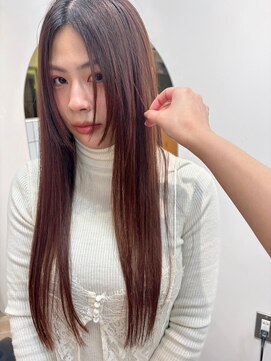 ラヴィズム(LUVISM) 顔周りレイヤーくびれレイヤーおくれ毛前髪万代新潟