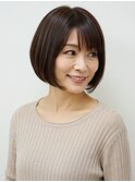 40代にオススメ★上品シンプルボブ