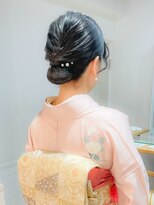 ネオリーブ チロル 横浜西口店(Neolive CiroL.)&nbsp;和装　訪問着　和装ヘアアレンジ