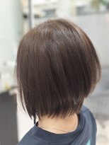 ヘアースタジオ ジェイワン(hair studio J ONE)&nbsp;30代40代50代大人ナチュラル前下りシュートボブ　ブリーチ無し