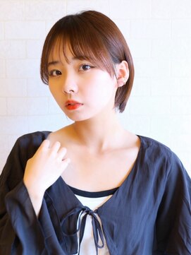 ヘア ルミナス バイ フォルテ(HAIR LUMINAS by FORTE) 縮毛矯正/ストレートパーマ/くびれヘア/アプリコットオレンジ