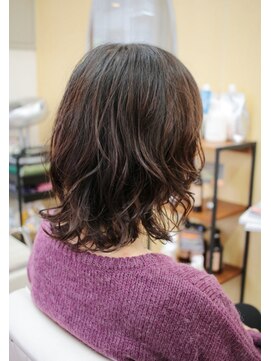 ヘアーノッキン(hair knock’n) ウルフレイヤーパーマ