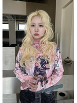 ステン(sten)&nbsp;ハイトーンロング/抜きっぱなしブロンド/レイヤーカット