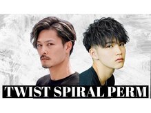 クロムトウキョウ ザ バーバー 新宿本店(CHROM TOKYO the Barber)の雰囲気(無造作なのにキマる、男の色気漂う最強パーマ!/メンズパーマ)