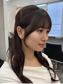 レイヤーカットミディアムレイヤー顔周りレイヤーロングレイヤー