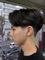 ニコ トウキョウ ロジック(nico TOKYO Logic)&nbsp;メンズセンターパートニュアンスパーマアップバング