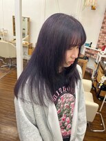 ユイマァル 倉敷店(YUIMARL)&nbsp;韓国レイヤー20代30代40代ブリーチラベンダーカラー