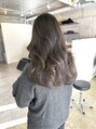 ロニ 真菅店(LONI)&nbsp;グレージュ×レイヤーカット縮毛矯正してても柔らかく♪