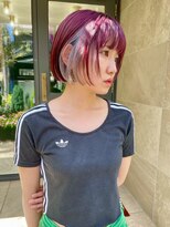 ロマリア(Lomalia)&nbsp;インナーカラーボブ[表参道/原宿/ダブルカラー/ケアブリーチ]