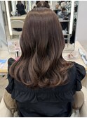 セミロング/ブラウンカラー/平塚