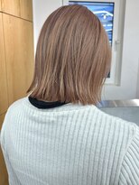 ルネ 北千住(Renee)&nbsp;ボブ/切りっぱなしボブ/ミルクティー/ピンクベージュ/北千住