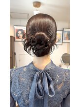 結婚式・卒業式・カチモリ・シニヨン