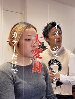 ヘアーサロンテン モトアザブ(hair salon Ten motoazabu) ワンホンレイヤー/ワインレッド/ダークブルー/麻布十番