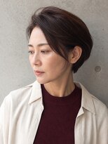 ビープ(beep)&nbsp;前髪なしの上品な大人丸みショート
