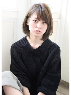 アンアミ オモテサンドウ(Un ami omotesando) 【Un ami】《増永剛大》大人可愛いひし形ボブ×グレージュカラー