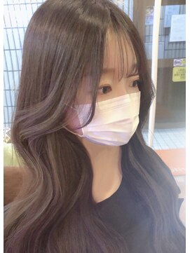 ネオリーブアーチ 武蔵小山店(Neolive arch) 大人韓国風くびれミディ　×　部分ケアパーマ【武蔵小山美容室】