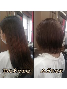 フィリア 台原店(Filea) 【BeforeAfter外はねボブ】スガワラ担当