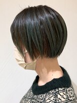 アッシュ 町田駅前通り店(Ash) 【Ash町田駅前通り店 佐々木綾奈】グリーンショートボブ