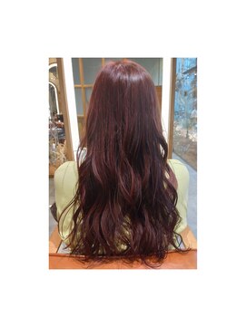 オレロ 国立(olelo) 暗めカラー/グランマッシュ/デザインカラー/フェザーパーマ/国立