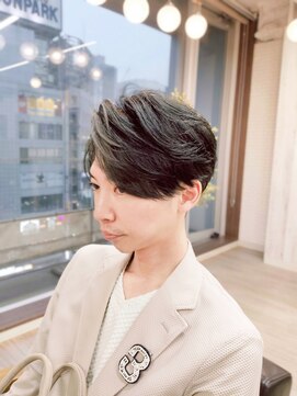 プレジール (Plaisir) メンズビジネス韓国ヘア ツーブロック 刈り上げ 30代40代50代