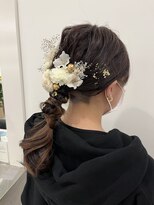 アンジュール&nbsp;卒業式ヘアアレンジ