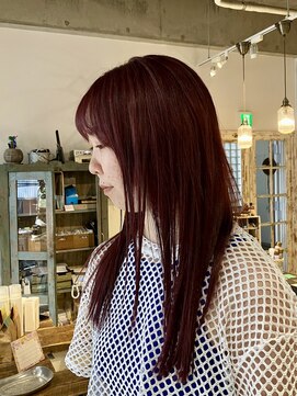 ナルヘアー 越谷(Nalu hair) ブリーチ◎ピンクバイオレット