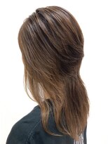 黄ぐまくん美容室 ロング レイヤー