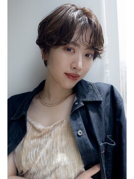 アトリエコア(Atelier Coa) 前髪あり大人ショートボブ20代30代40代
