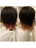 エクステンション キュー(extension Q)&nbsp;プルエクステ/プラチナ毛質42cm(襟足）