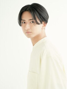 オンク 新宿(onk) 黒髪/グレーベージュ/レイヤーロング/前髪パーマ[新宿駅]