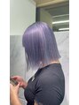 グロウ 渋谷(grow) 透け感のあるペールラベンダー