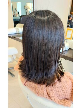 アメイジングヘアー 美沢店(AMAZING HAIR) 外はねミディアム/艶髪/さらさら/髪質改善/暗髪/ナチュラル