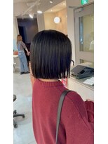 キャンバス バイ ネオリーブ 横浜西口(Canvas by neo.)&nbsp;切りっぱなしボブ フラットボブ ぱつっとボブ sn