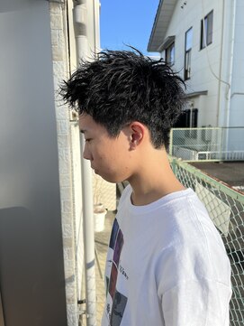 サーリー(SURLY) ツイストスパイラルパーマスパイキーショートショートパーマ