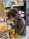 ハイライトカラーミルクティーベージュケアブリーチダブルカラー
