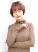 ピンクブラウンショート