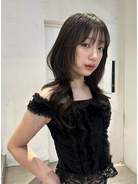 ゼスト パーク(ZEST PARK) 顔周りレイヤーシャギー吉祥寺韓国ヘア　kanon