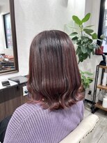 ベルヘアーデザイン 堺東(Belle hair Design)&nbsp;ブリーチなし/ピンク/カラー/艶カラー/艶髪/韓国風/堺東