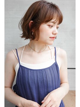 レジュアル(RESSUAL) イヤリングカラー　ボブ　大人かわいい　フェザーバング