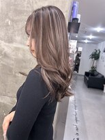 キング(K!ng)&nbsp;縮毛矯正髪質改善ハイライトレイヤーカット楠葉美容室エクステ