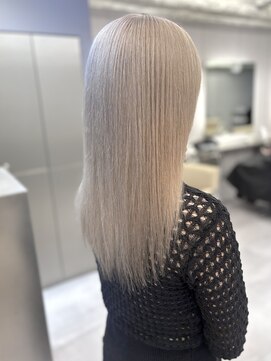 ロテ 名古屋 名駅店(Lote.) イメチェン/ホワイトブロンド/外ハネボブ/美髪/名古屋/名駅