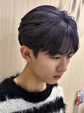 フリーラ 表参道(freera) 透明感溢れるメンズパープルブルーカラー