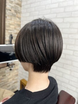 アトリエナガノ(atelier nagano) ショートボブ/ニュアンスカラー/ツヤ髪スタイル/ブルージュ