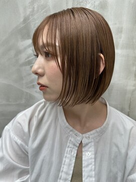 ロンドルーチェ 心斎橋(Lond luce) ピンクベージュ×美髪［髪質改善/縮毛矯正］