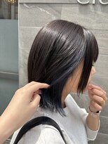 サラ 徳山店(SARA)&nbsp;ネイビーブルー インナーカラー